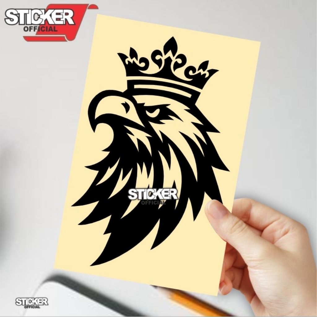 cutting stiker elang, stiker reflektive elang, stiker buat motor dan mobil