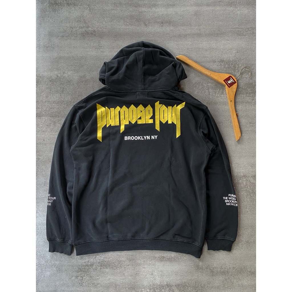 HOODIE PURPOSE TOUR JUSTIN BIEBER FEAR OF GOD X CHAMPION