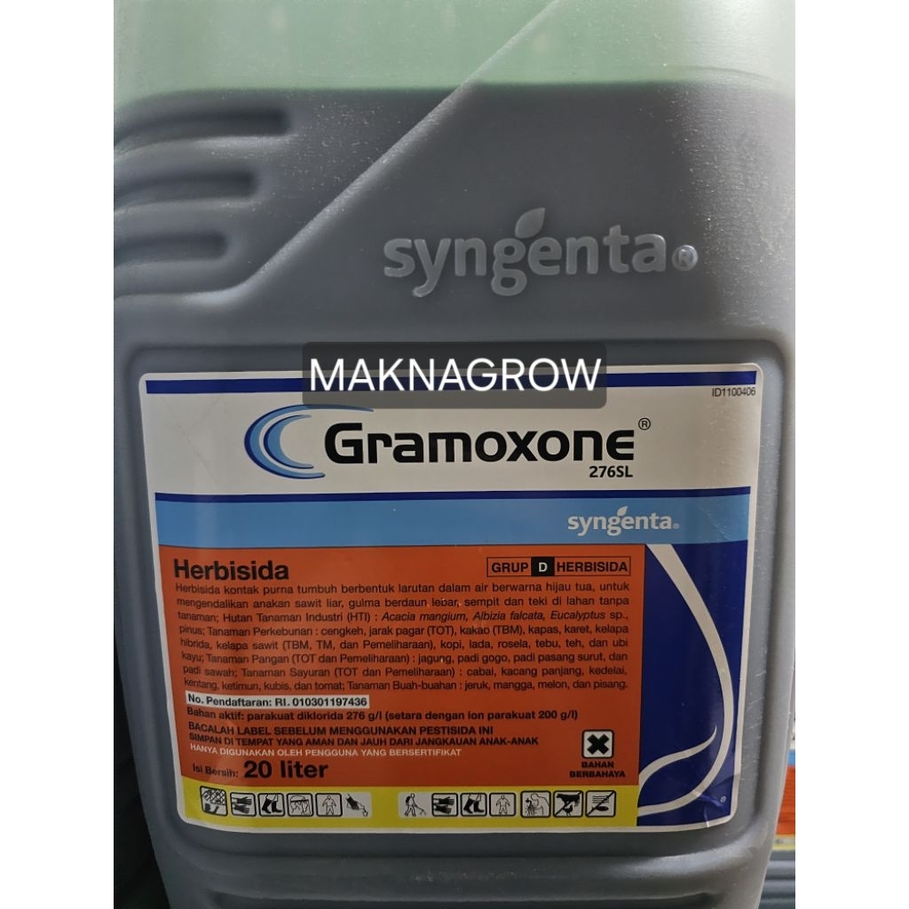 Racun rumput HERBISIDA GRAMOXONE 276 SL 20 liter