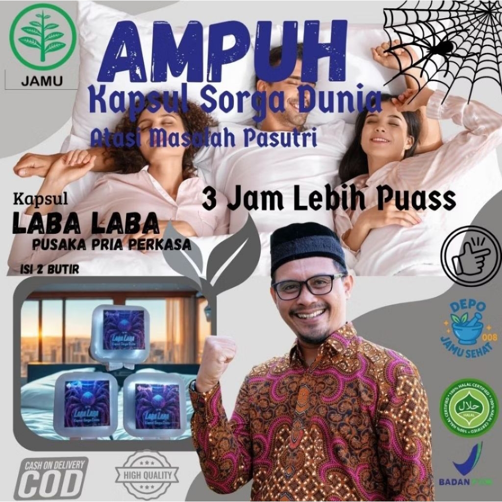 Kapsul Laba Laba ramuan Sorga Dunia