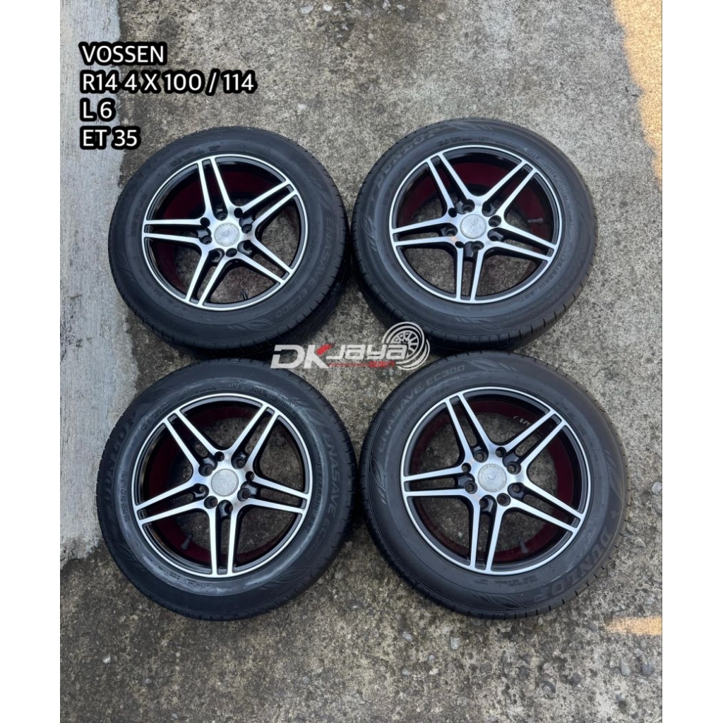 VELG VOSSEN R14 4 X 100/114 + BAN 175/65/14