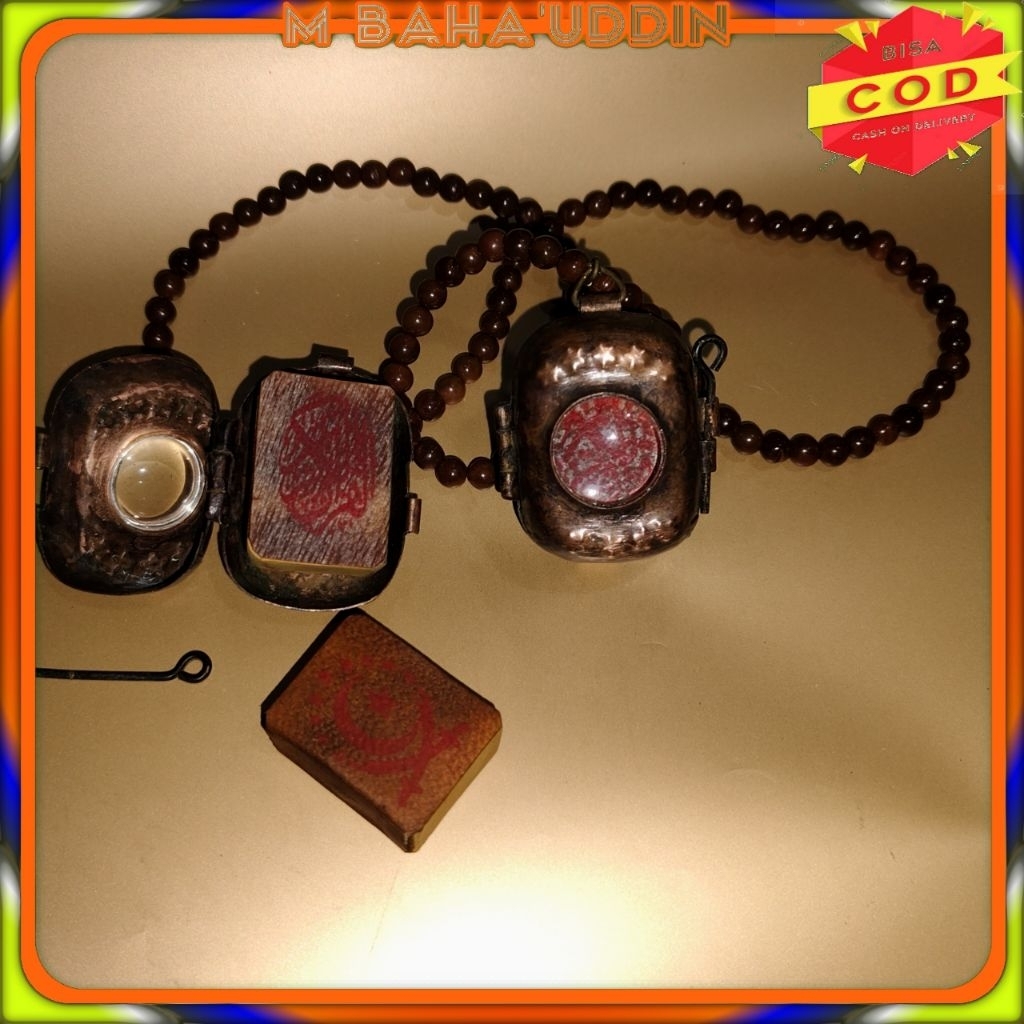 (BISA COD) Stambul AL Qur'an pingulan tinta W merah sanpul kulit