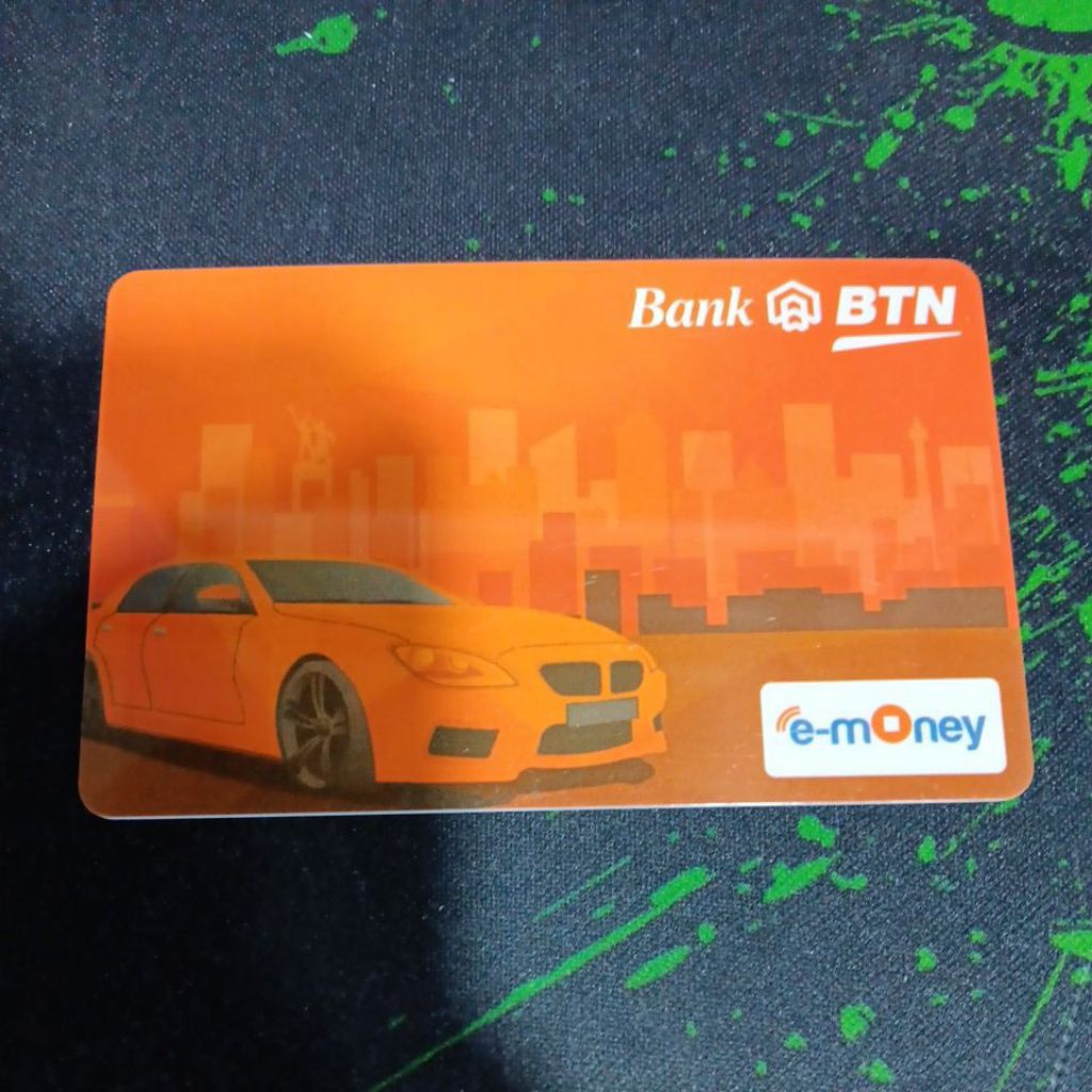 kartu emoney  edisi Bank BTN saldo 0