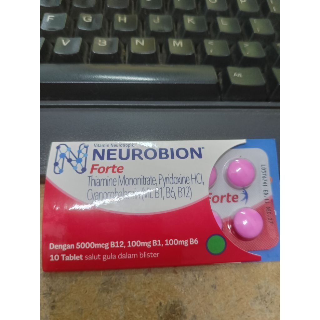 ORI Neurobion Forte Untuk Kebutuhan VitaminB1, B6, B12 isi 10 Tablet
