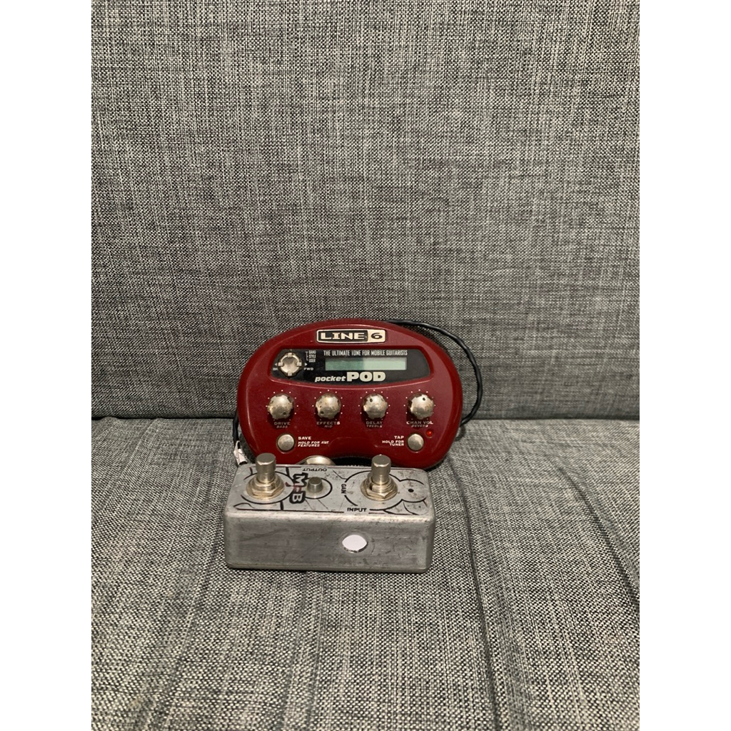 efek gitar line 6 pod pocket gp 50 5 mod foot switch