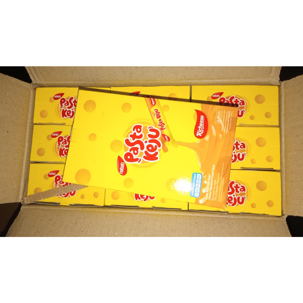 Pasta Keju Coklat Nabati - Keju 1 Box isi 30 Pcs