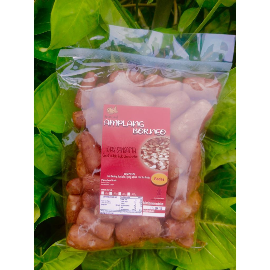amplang /krupuk ikan asli Darii Kalimantan. Kutai Timur. Sangatta
