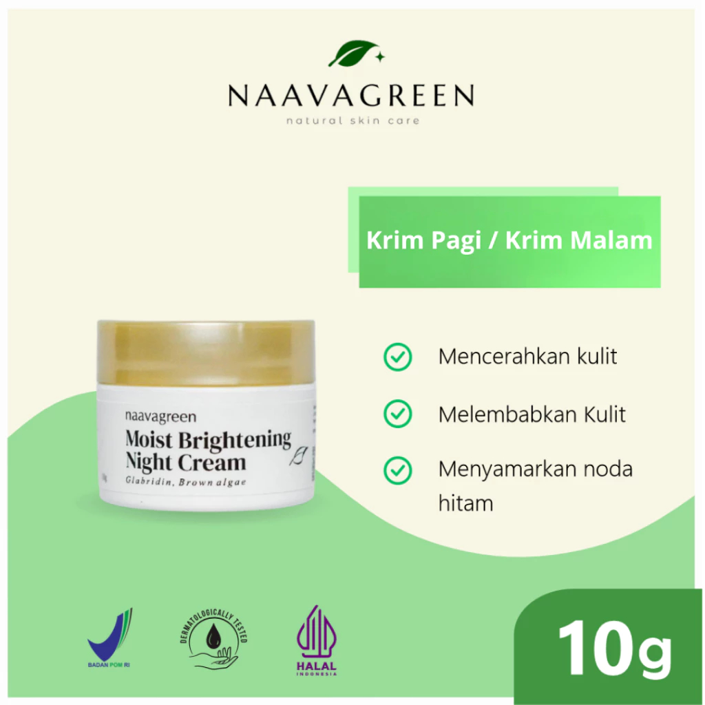 NAAVAGREEN KRIM PAGI MALAM ALL VARIAN- KRIM PAGI PENCERAH -KRIM MALAM- NAVAGREEN