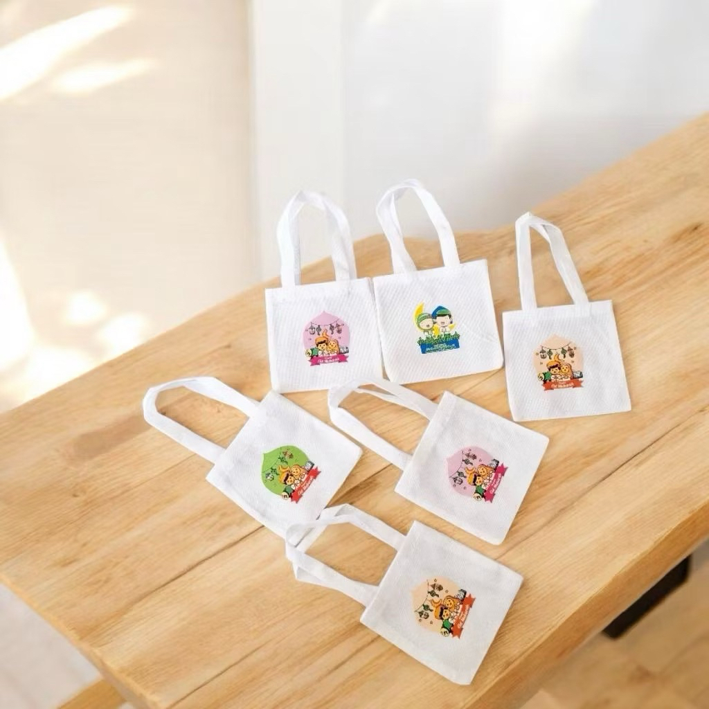 AMPLOP LEBARAN Tenteng Isi 12pcs Desain lucu Tas mini Amplop Lebaran 11x12
