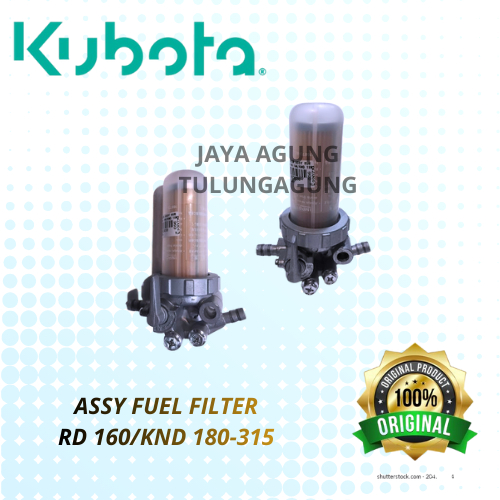 KUBOTA ASSY FUEL FILTER RD 160/KND 180-315 / SARINGAN SOLAR KUBOTA RD 160/KND 180-315