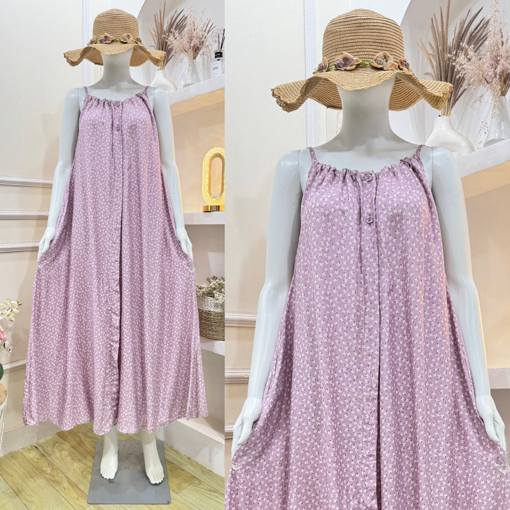 Nadia Dresd rayon premium Dress Pantai Inner rayon