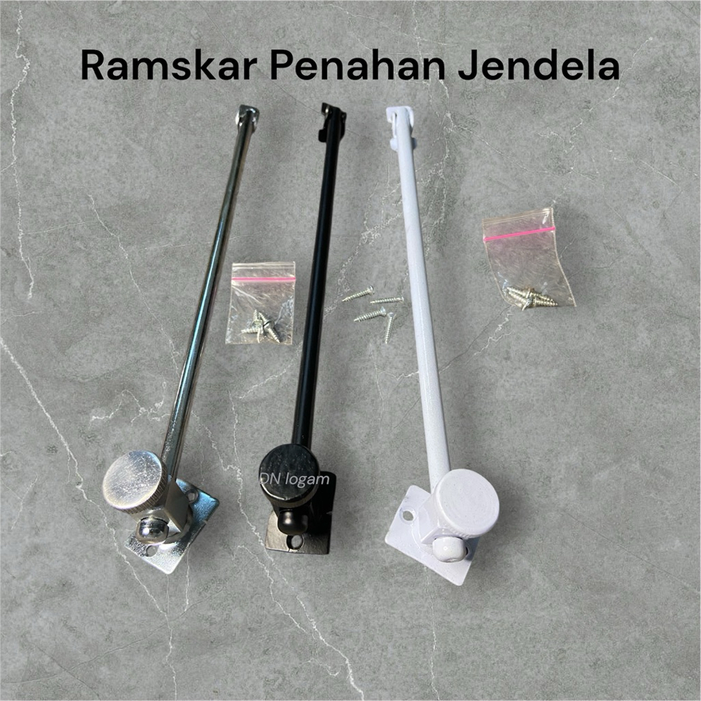 Penahan Jendela/ Hak Angin/ Ramskar Panjang 25 cm