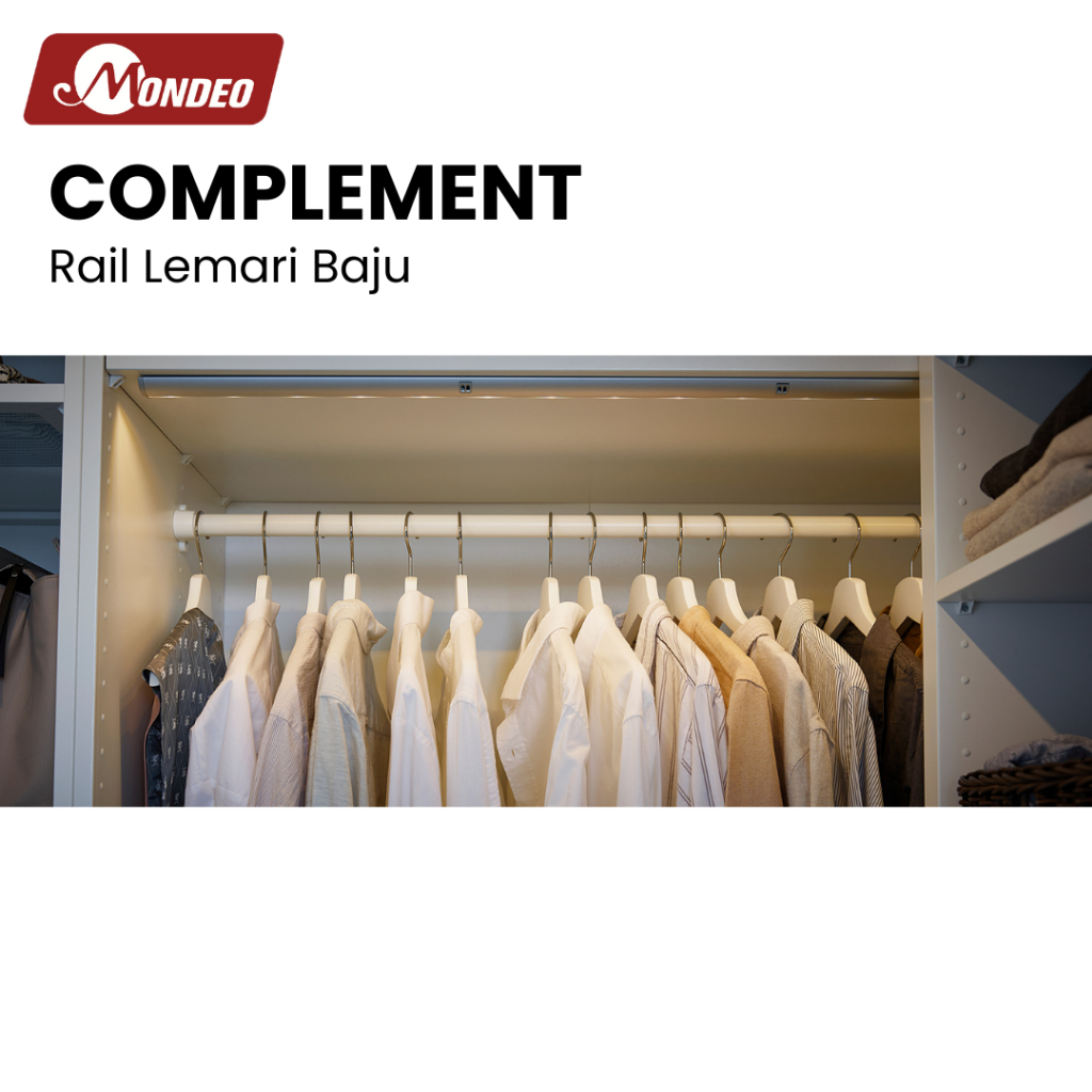 IKEA COMPLIMENT Rail Lemari Baju | Batang Gantungan Pakaian Lemari PAX