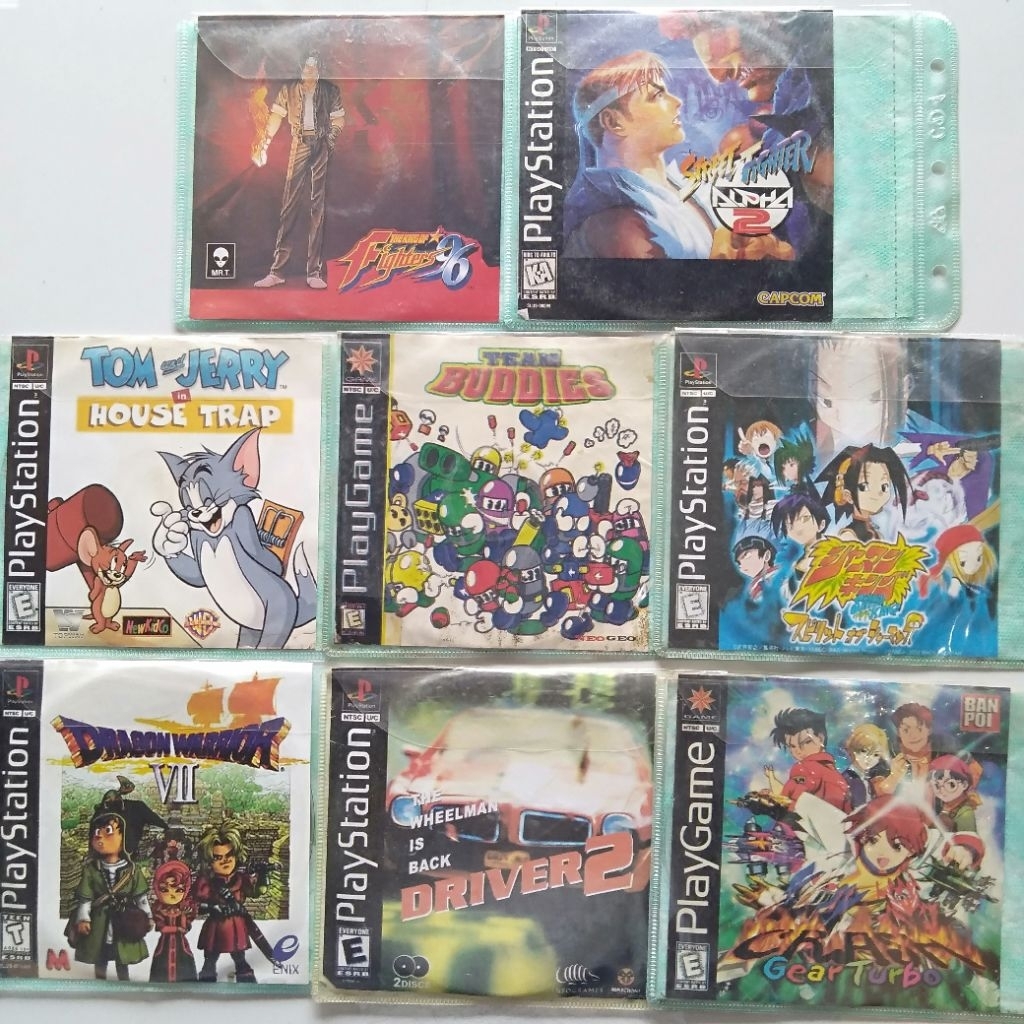 kaset ps1 kopab paketan driver 2 dragon warrior tom and jerry team buddies saman king dan lain lain