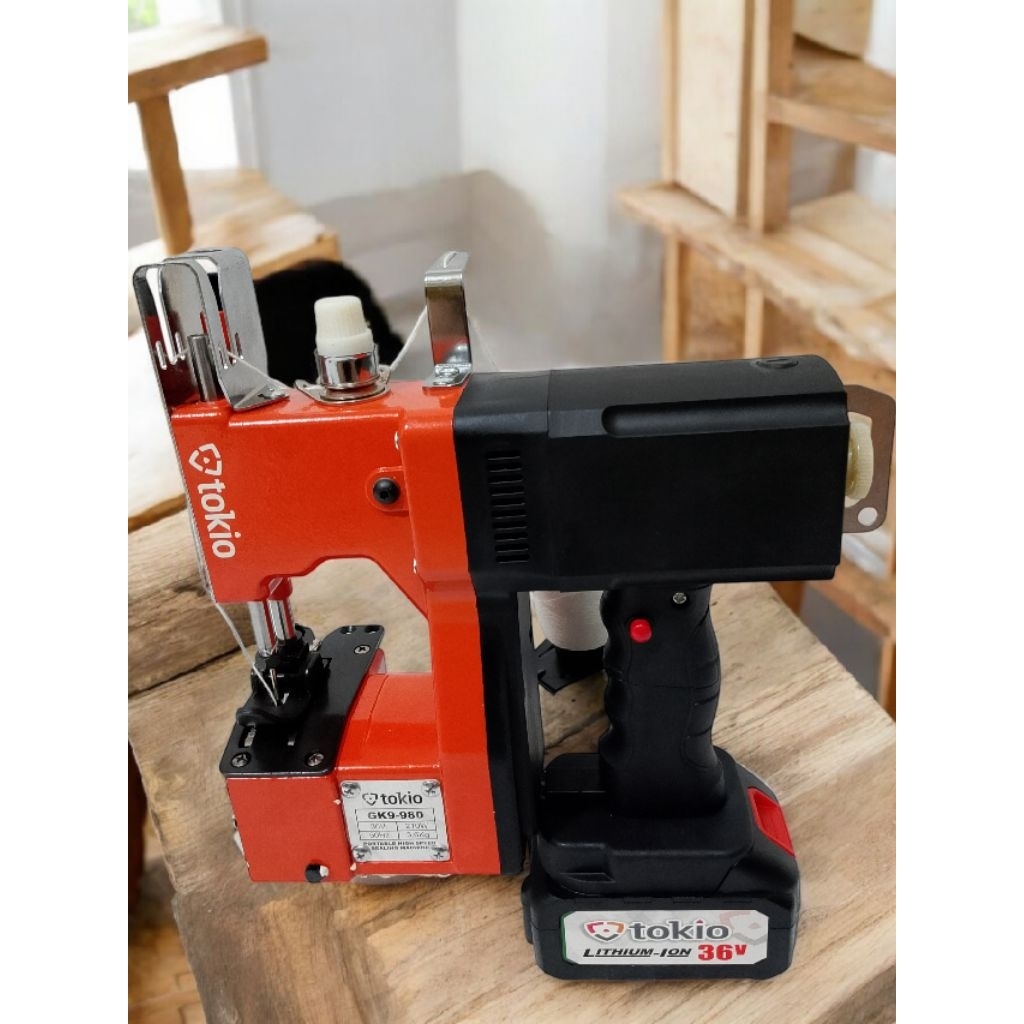 Mesin Jahit Karung Portable Cordless Premium TOKIO