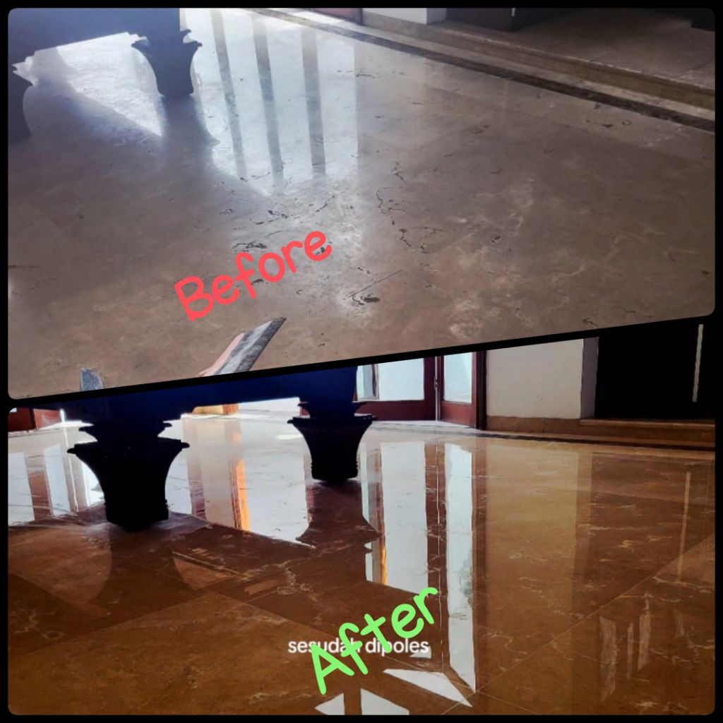 Jasa Poles Lantai Marmer,Poles Lantai Kristalisasi Wex