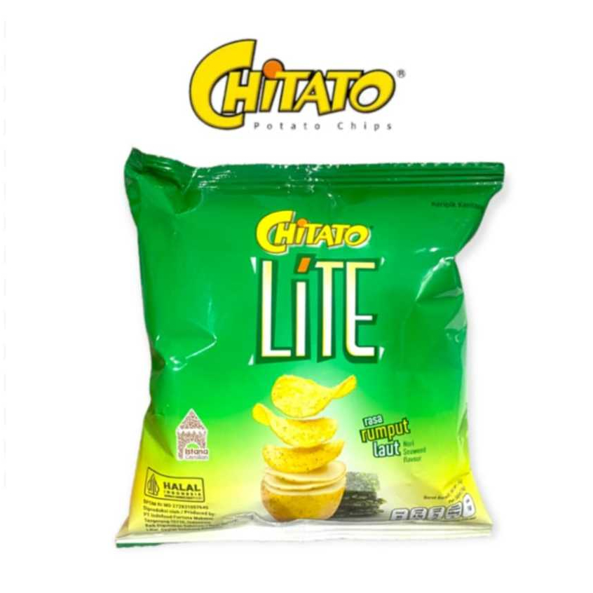 Chitato Lite 14gr Rumput Laut Satu Renteng Snack Ringan Praktis