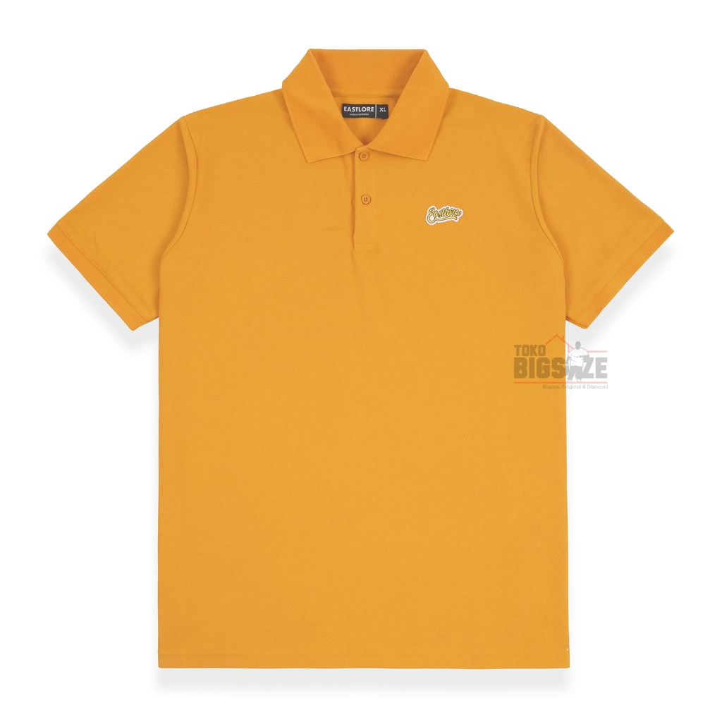 Eastlore Polo Tshirt Lacos Mustard Bigsize Original - Kaos Kerah Pria Kuning Jumbo Size