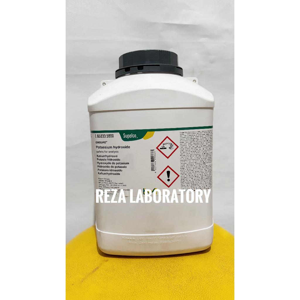 POTASSIUM HYDROXIDE / KALIUM HIDROKSIDA MERCK 105033 5KG ORIGINAL