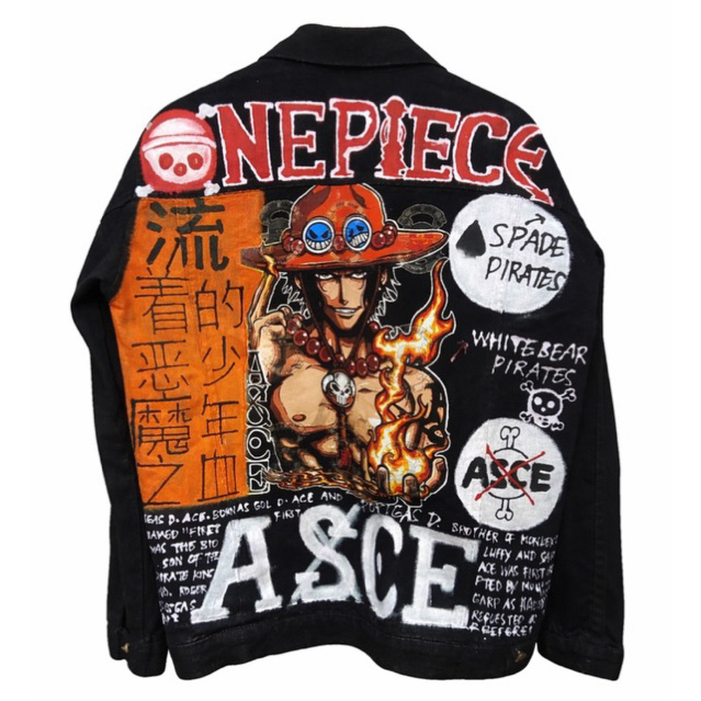 Satumanacukup - jaket denim - jaket jeans - one piece - asce