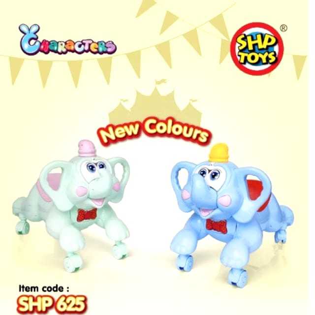 Mainan Bona Anak Gajah - gajahan Maenan Dorong Biru GOL 625 SHP 625