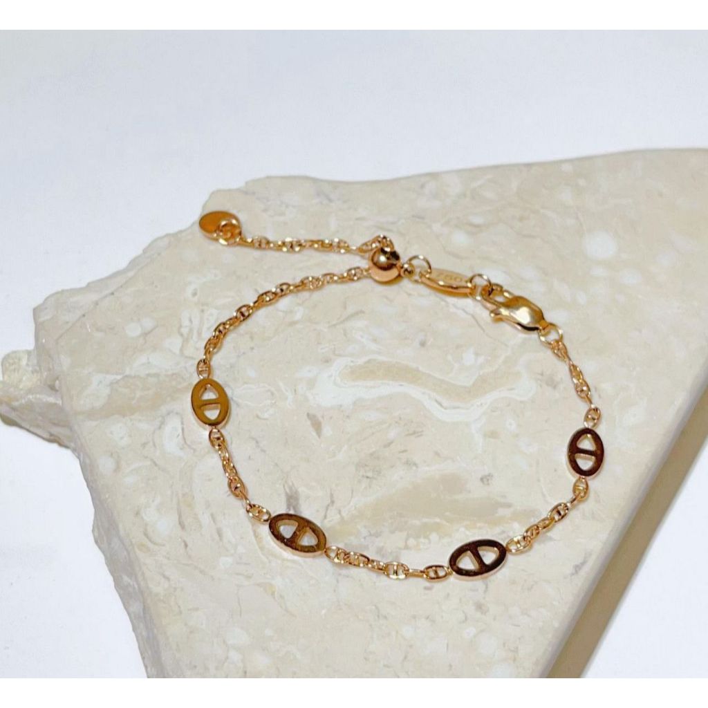 Lobster 750 - Gelang Serut Kait Kremes Titanium / Gelang Wanita Titanium / Gelang Anti Karat / Gelan