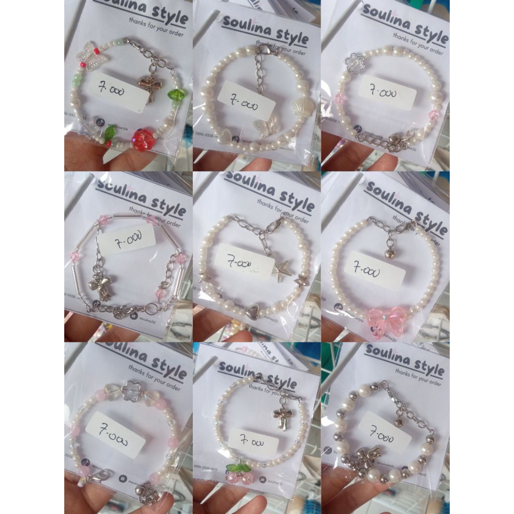 SOULINA STYLE FAIRY BRACELET|GELANG KOREAN STYLE|GELANG AESTHETIC