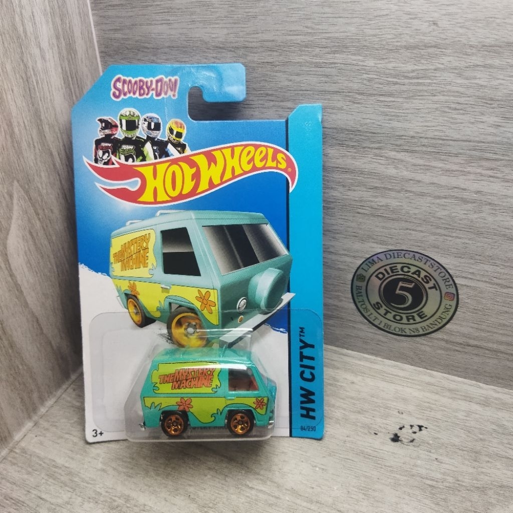 hotwheels hw city the mystery machine scooby doo