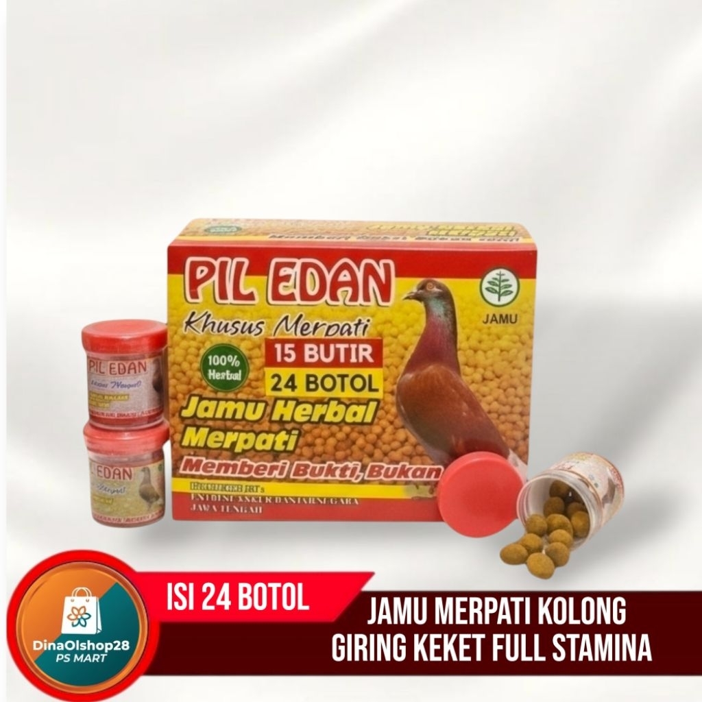 Jamu Merpati Pil Edan Super Giring & Stamina | Vitamin Burung Kolongan Balap | Obat Giring Merpati C