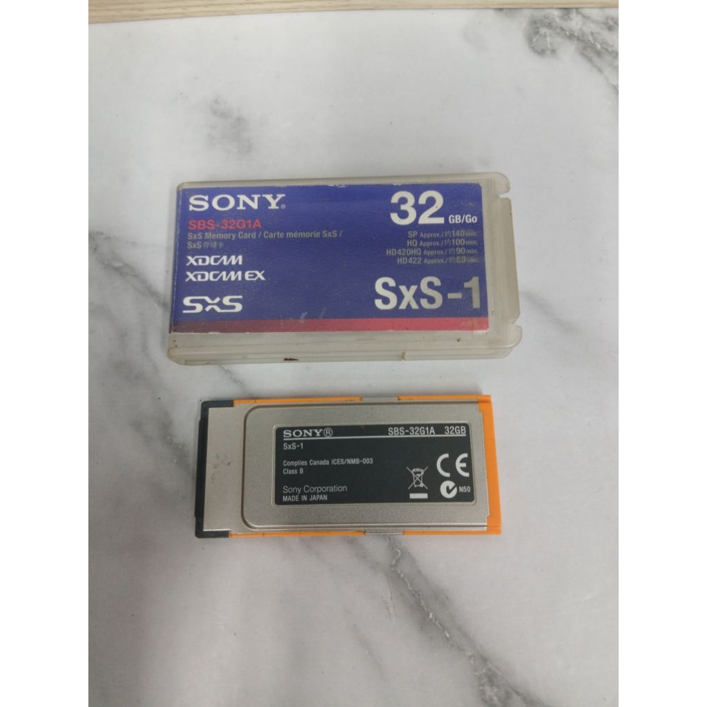 Sony SxS-1 32GB SBS-32G1A Memory Card XDCAM EX Broadcast Original