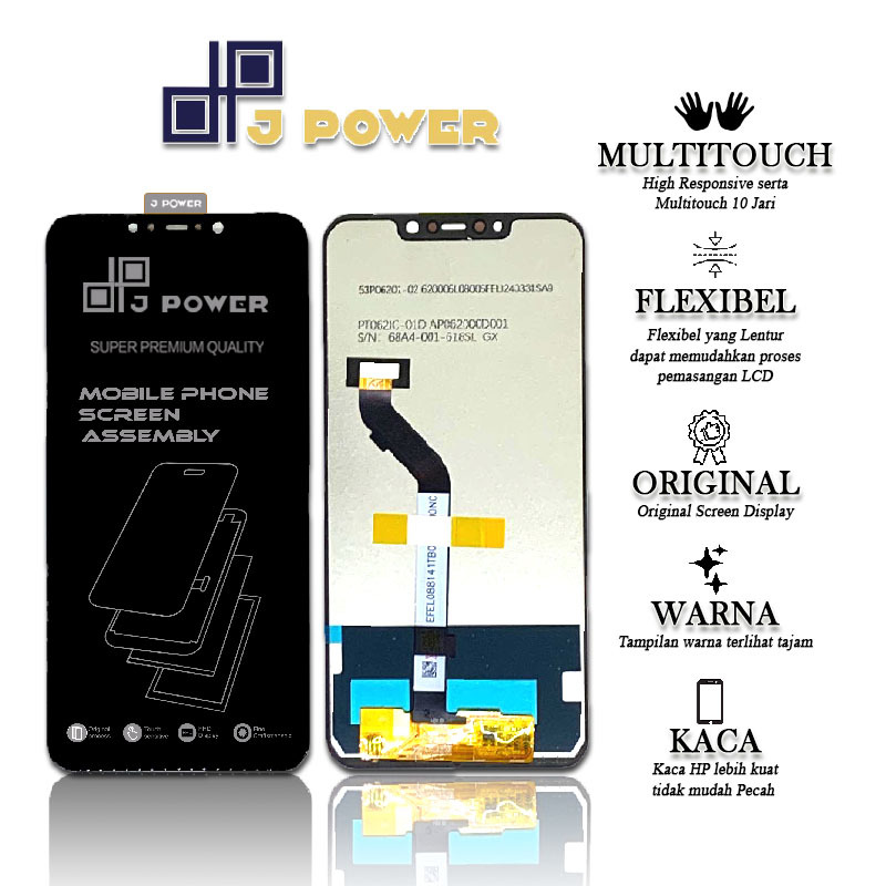 LCD TOUCHSCREEN POCOPHONE F1 - POCO F1 LCD TS FULLSET