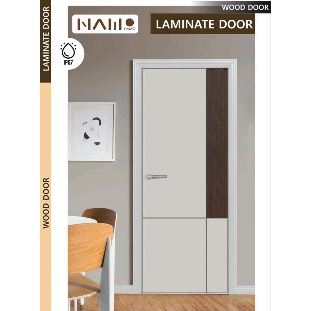 Pintu Kayu Laminasi S-plus / NAMO S-Plus / engineering door Flush membrane