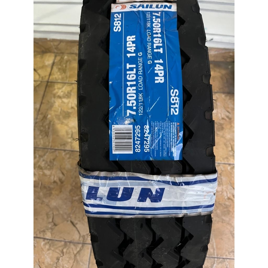 Ban kawat sailun S812 ukuran 750-16