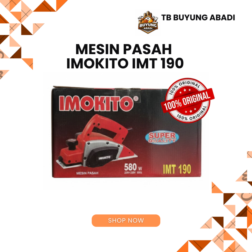 IMOKITO Mesin Pasrah Kayu IMT 190 Mesin Serut Kayu Murah
