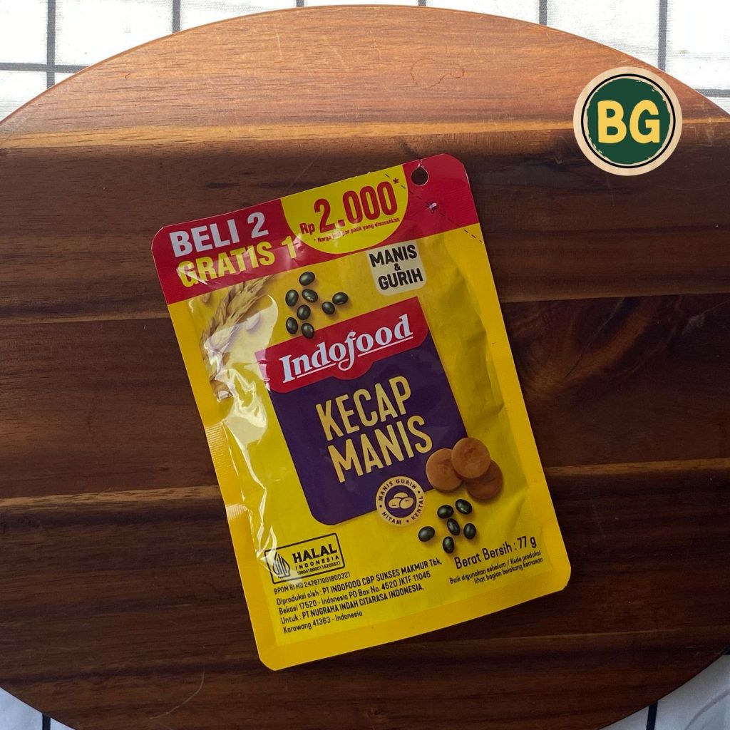 Kecap manis indofood, kecap manis indofood sachet