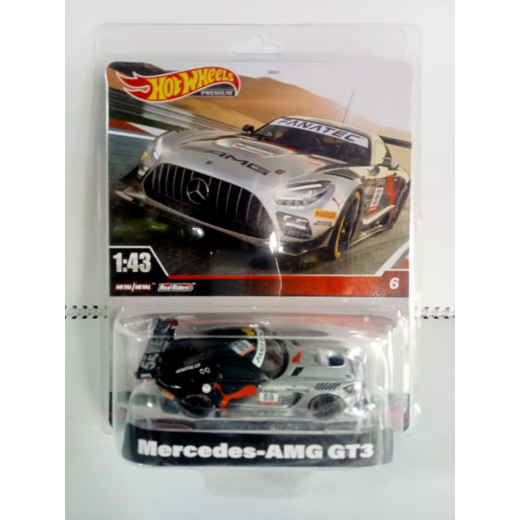 hot wheels premium mercedes amg gt3