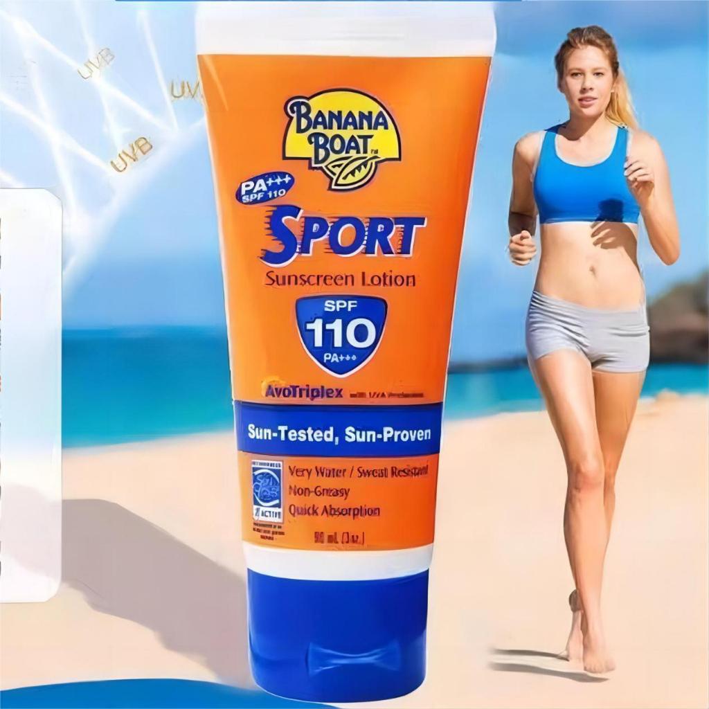 Banana Boat Sport Sunscreen SPF 110 PA+++ 90ml /Sunblock/Banana Boat Sport Sunscreen Lotion Facial