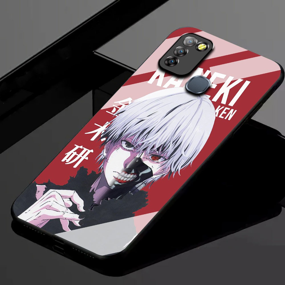 KK15 Softcase Glass Hp Terbaru For Infinix Smart 5/Smart 6 RAM 3 silikon Hp ada pelindung camera Cas