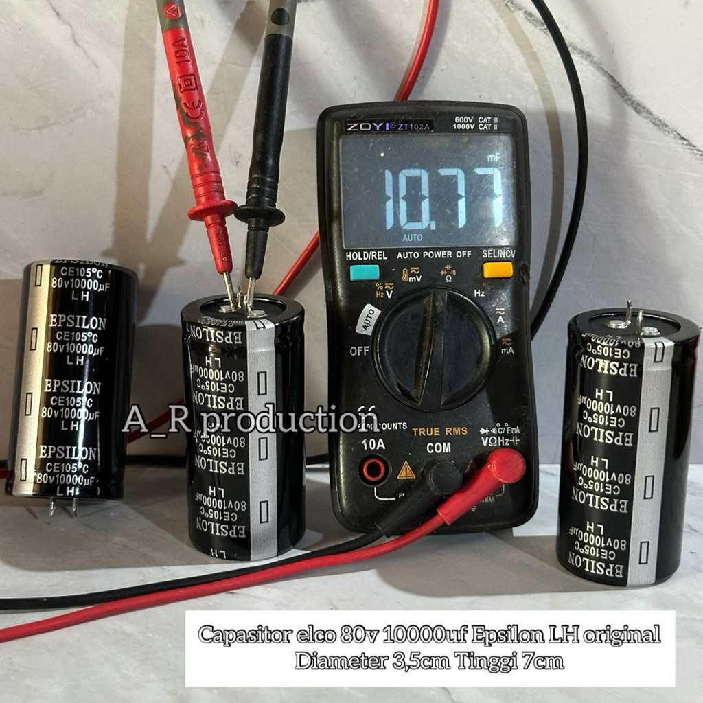 Elko elco Epsilon 10000uf 80v original capasitor elco 10000uf 80volt epsilon