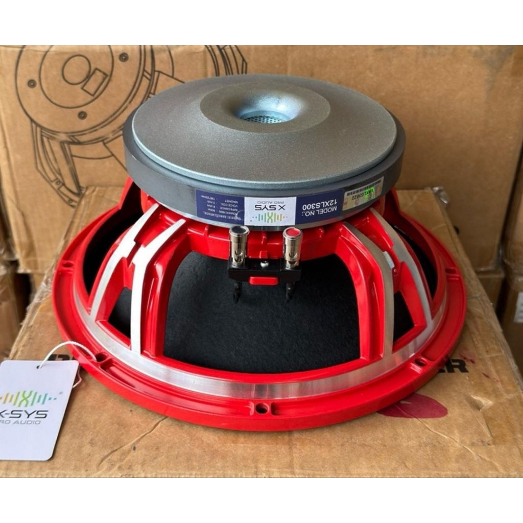 Speaker Komponen  12" XSYS 12XLS300 voice Coil 3" Original