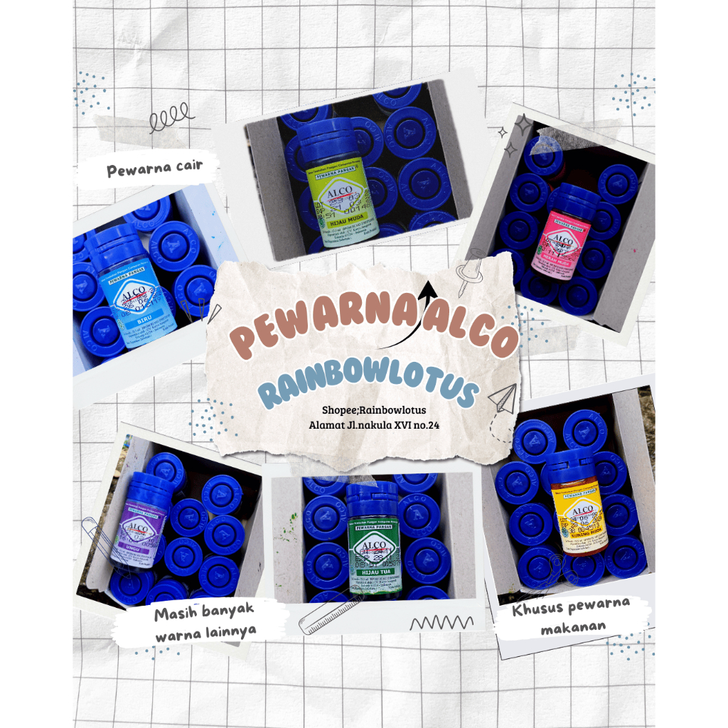 Pewarna Makanan ALCO Cair (12,5 ML)