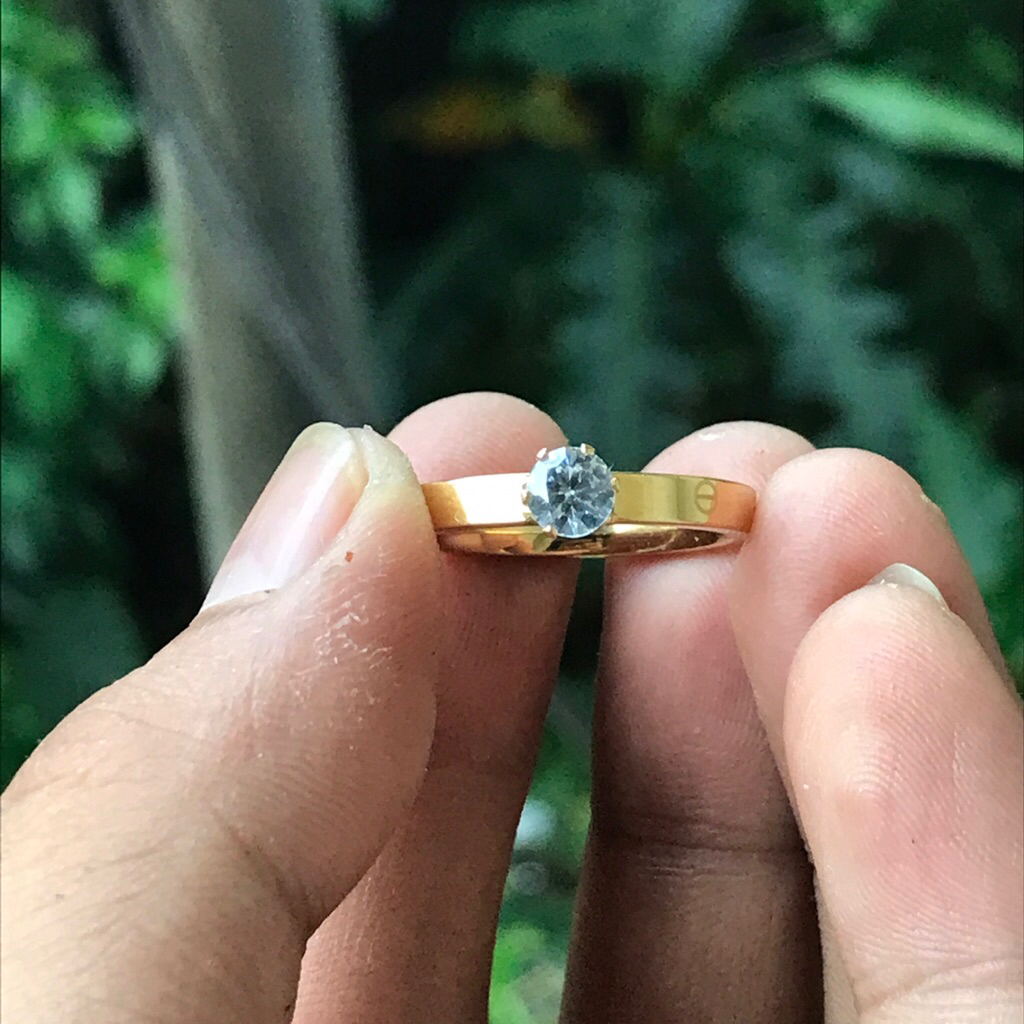 CINCIN BATU PERMATA ZIRCON