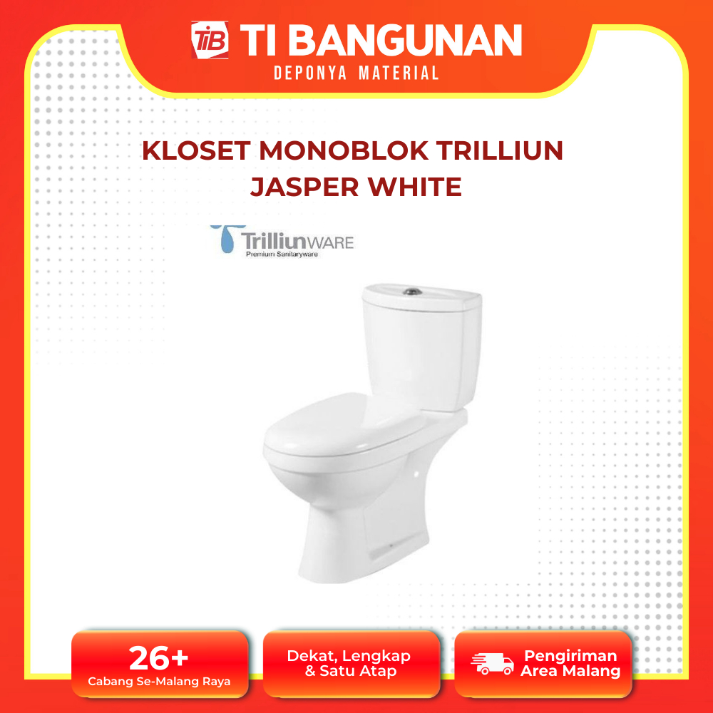 KLOSET MONOBLOK TRILLIUN JASPER WHITE