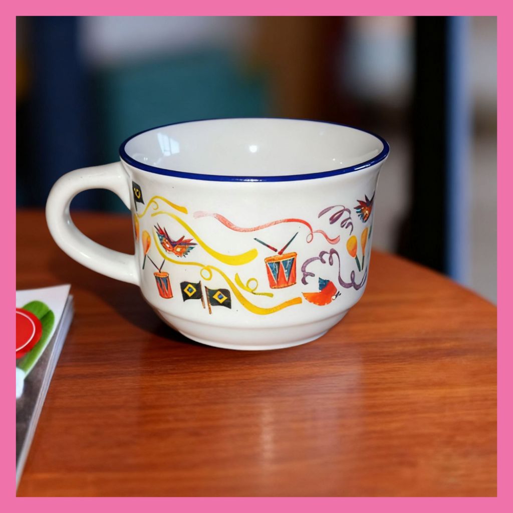 Cangkir Mug Keramik Kapal Api