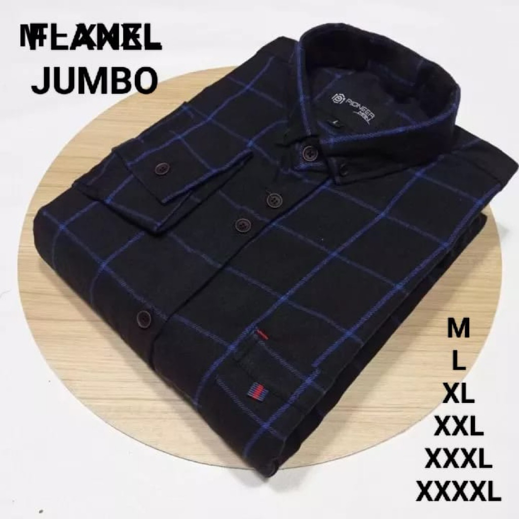 M-L-XL-XXL-XXXL-JUMBO KEMEJA FLANEL LENGAN PANJANG KEMEJA FLANEL UNISEX KEMEJA FLANEL DISTRO KEMEJA 