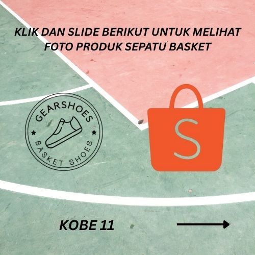 SEPATU BASKET GEARSHOES KOBE 11 ELITE FLYKNIT LOW BLACK MAMBA