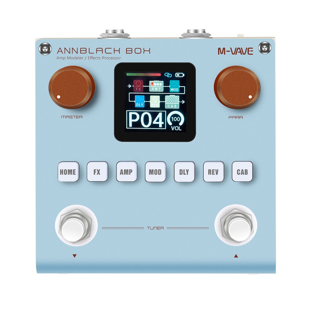 M-Vave MVAVE ANNBlackBox Blackbox Black box Amp Modeler Effects Processor Multi Effect Guitar