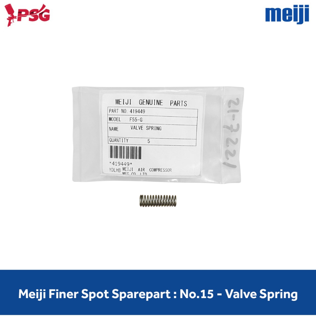 Meiji Finer Spot Sparepart: No.15 - Valve Spring (419449)