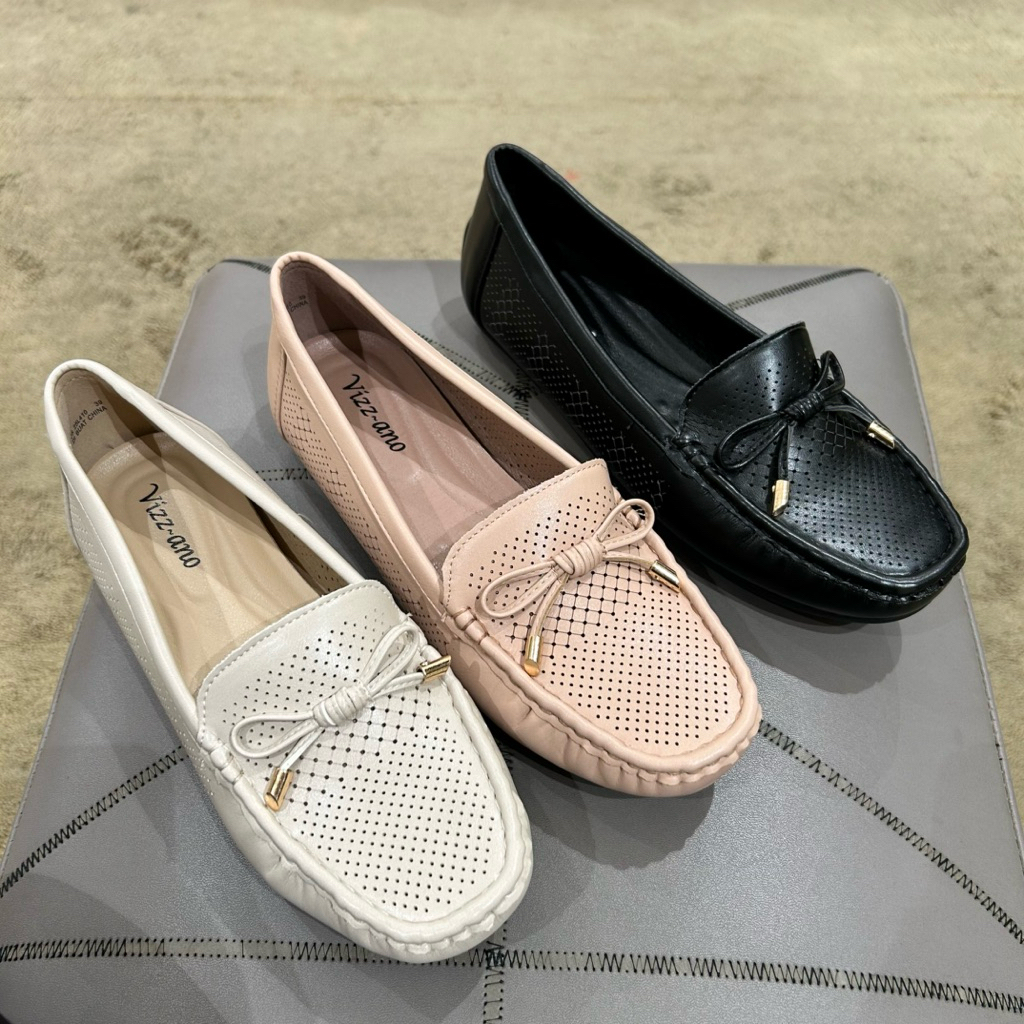 sepatu wanita loafer flat VIZZANO original