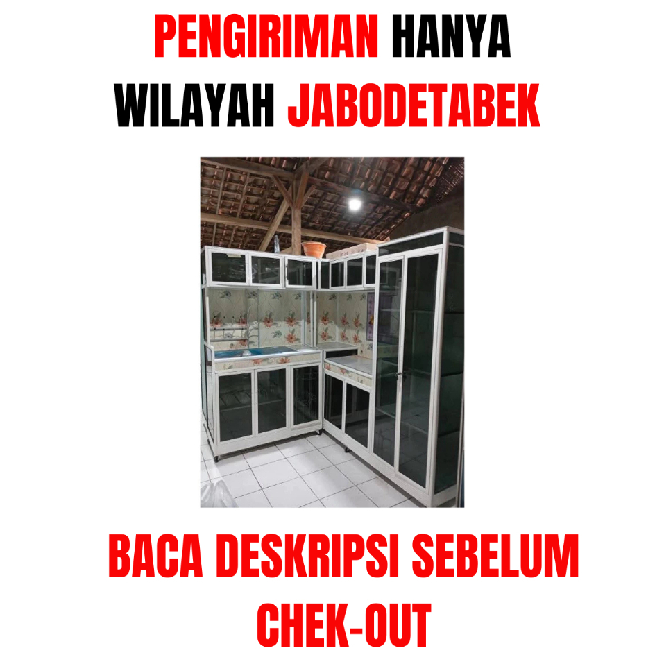 BACA DESKRIPSI / CHT TOKO / Kitchen set litter L JUMBO bahan alumunium/Rak piring jumbo/kitchen set 